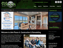 Tablet Screenshot of piazzaconst.com